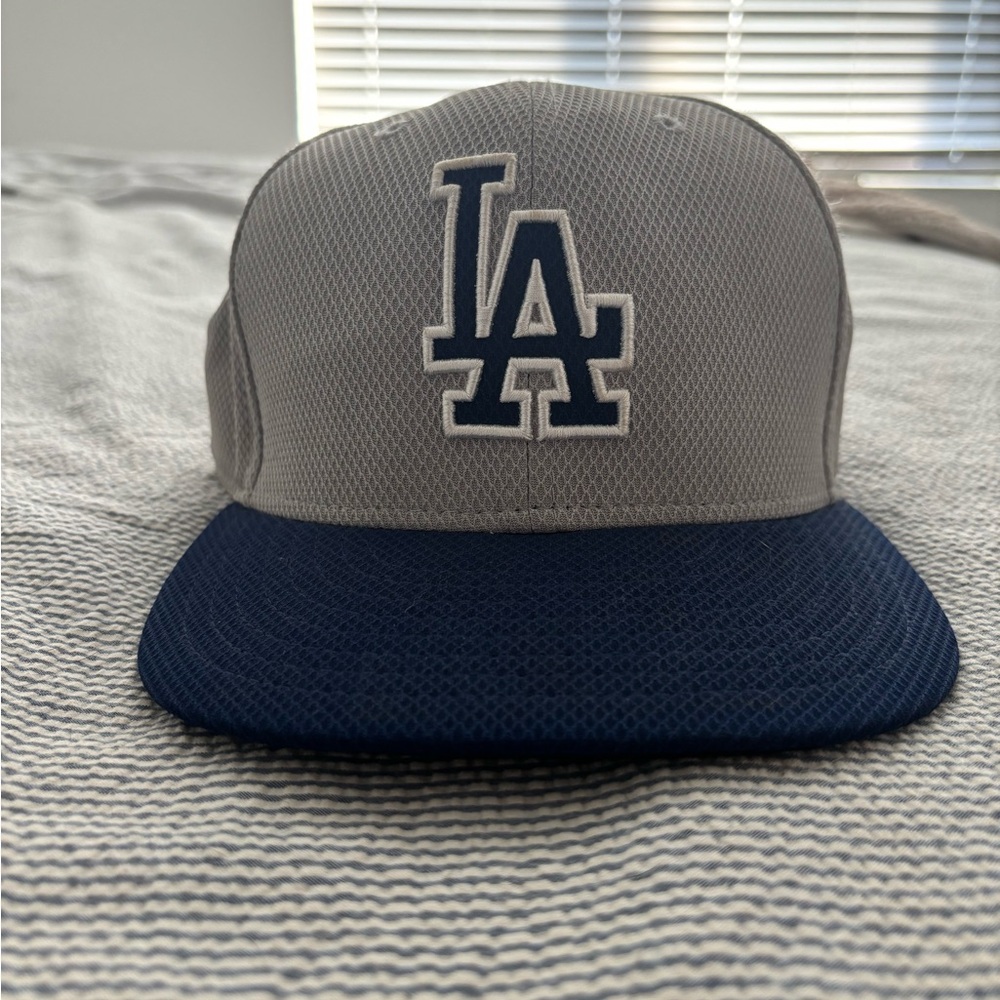 Gray and Blue LA Dodgers Spring Training Cap